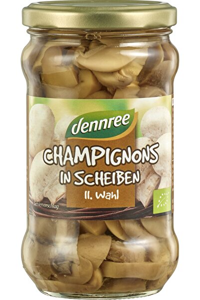 JollyMag Organic sliced ​​champignon mushrooms 280g Dennree