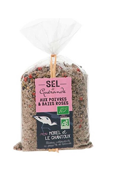 JollyMag Nou Sare de mare cu piper si boabe de piper roz bio 250 g Morel et L...