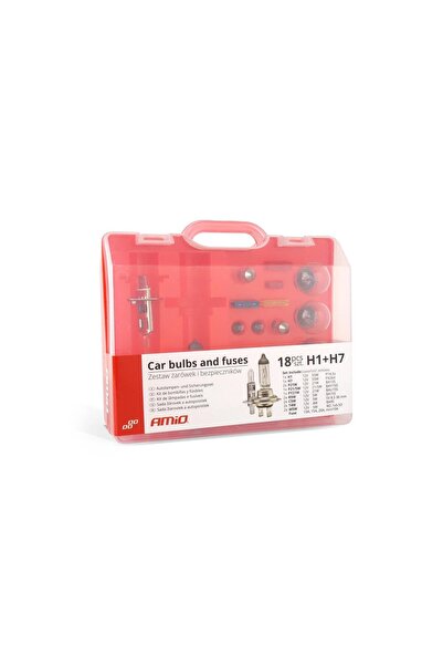 JollyMag Set rezerva becuri si sigurante 19 buc H1 si H7