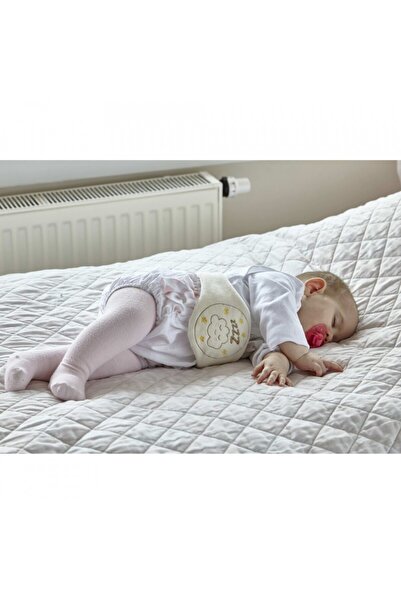 Babyjem Centură anticolici cu sâmburi de cireșe Sleepy Cloud (Culoare: Ecru)