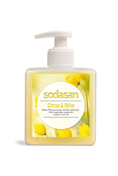 Sodasan Sapun lichid gel de dus bio citrice masline 300ml SODASAN