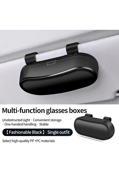 Choice black Universal Car Sun Visor Glasses Holder Durable ABS Resin Eyeglas...