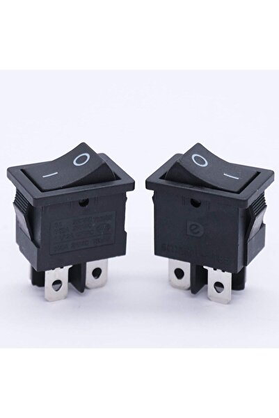 Choice 10PCS Mini Rker Switch On Off 4 Pin 2 Position 10A 250V Black Boat Rke...