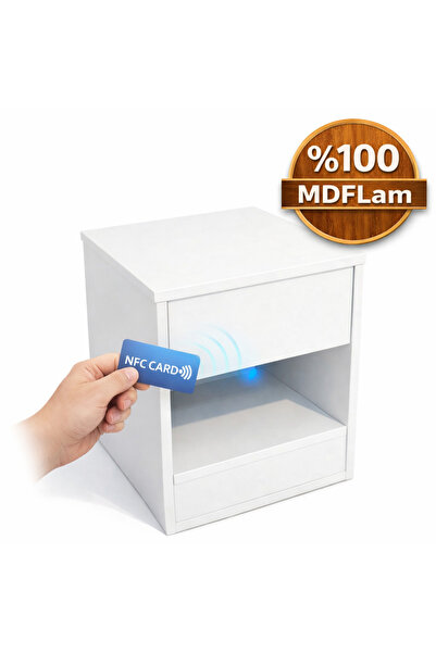Mobx NFC Kilitli Gizli Bölmeli Komodin ve Yan Sehpa – Güvenli Ve Şık Depolama...