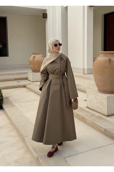 MODA AKSA 2355 CHEDİ MODEL ELBİSE HAKİ