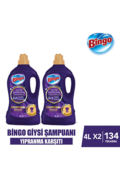 Bingo Giysi Şampuanı 2in1 Yıpranma Karşıtı 4LX2