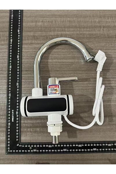 Wevolt PREMİUM SERİSİ YENİ Elektrikli Ani Su Isıtıcı Termal Şofben Musluk Spral Başlık Hediye(ALTTAN GİRİŞ)