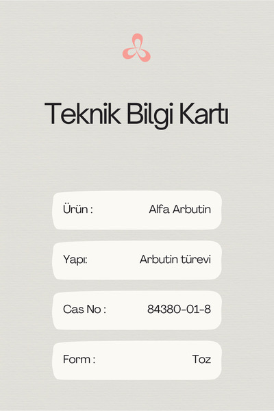 Nadir Kimya Alfa Arbutin 10 Gr - (Alpha Arbutin) - Kozmetik Hammadde