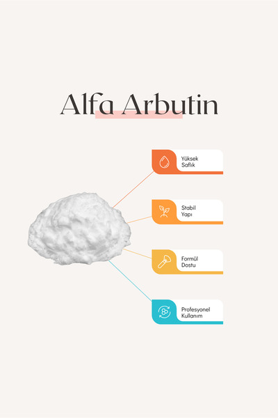 Nadir Kimya Alfa Arbutin 10 Gr - (Alpha Arbutin) - Kozmetik Hammadde