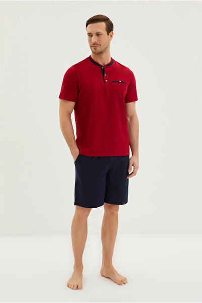 Kiğılı Cotton Combed Cotton Robed 5-Piece Pajama Set