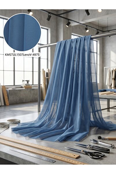 LEVENT ÖZEL Petek Dokulu Dekoratif Tül Perdelik Kumaş 100en300boy