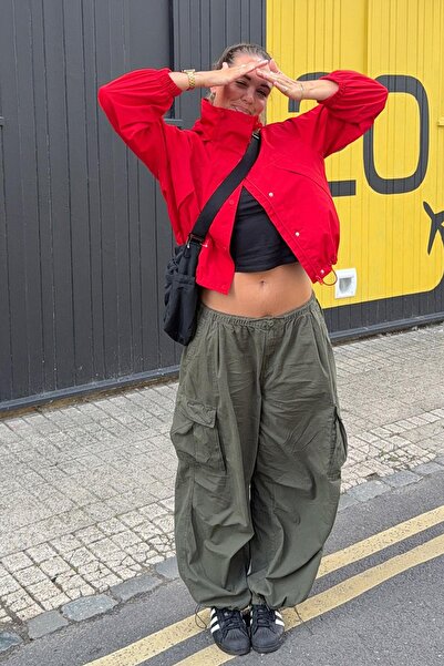 Bershka Parachute cargo trousers