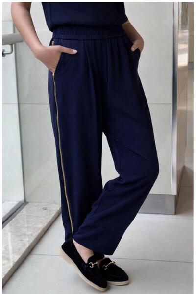 sentez giyim Панталони Sentez Love с цип отстрани