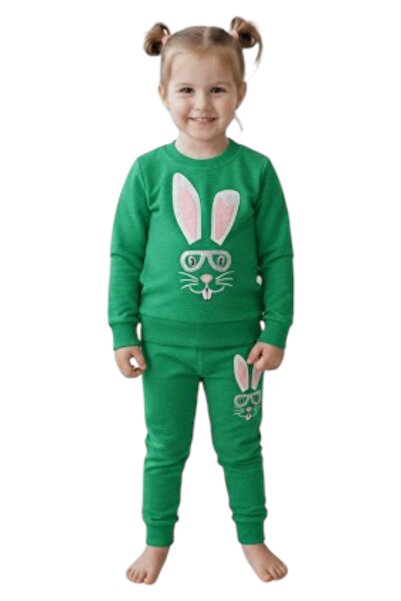 TAMGÜN Κοριτσίστικη παιδική φόρμα πιτζάμες 1-4 ετών Εποχιακό βαμβακερό άνετο ...