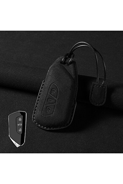 Choice غطاء مفتاح سيارة جلد من النوع C من سامارت لسيارات فولكس فاجن ماجوتان، ...