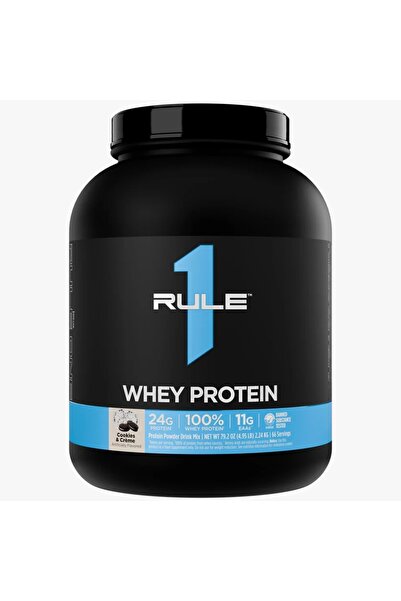 Rule 1 Whey Blend, Cookies and Cream, 4.9 Lb, 24 Grams of Protein Per Serving
