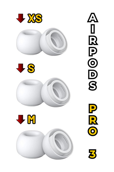 EWEC Pro 3 (2025) Compatible Premium Silicone Replacement Earbud Tips Set wit...