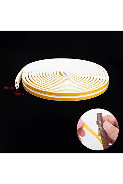 Choice شريط مانع لتسرب الهواء أبيض بطول 10 أمتار، شريط لاصق ذاتي لمنع تسرب ال...