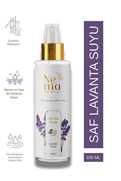 Nema Natural Saf Doğal Lavanta Suyu Saç ve Cilt Toniği