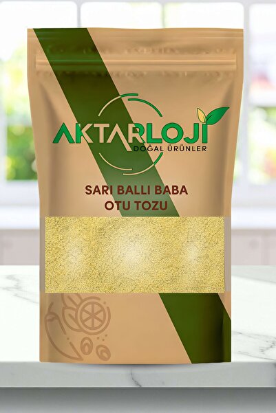 aktarloji 100 Gr Sarı Ballı Baba Otu Tozu / Yeni Öğütülmüş - Katkısız & Doğal
