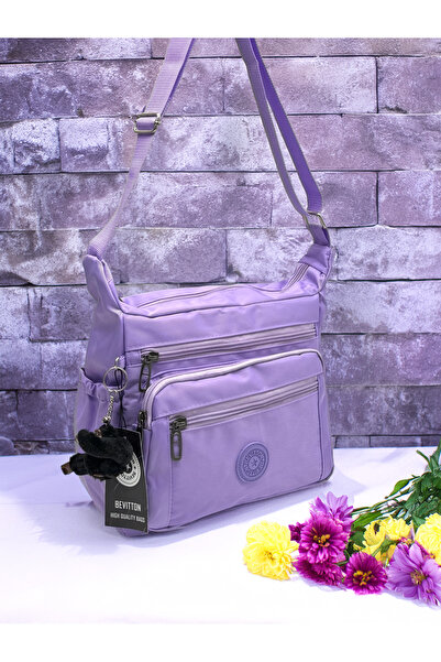Bevitton 4100cilili Жіноча сумка лілового кольору, через плече та на плече