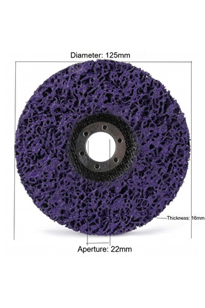 Choice قرص مرجاني 125 مم، قطعة واحدة، قرص بوليستر 100/115/125 مم، قرص جلخ، قر...