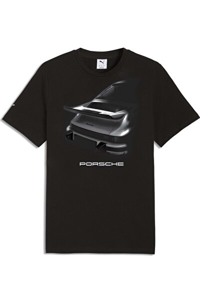 Puma 634489 Porsche Graphic Tee 1 Тениска Мъжка тениска ЧЕРЕН