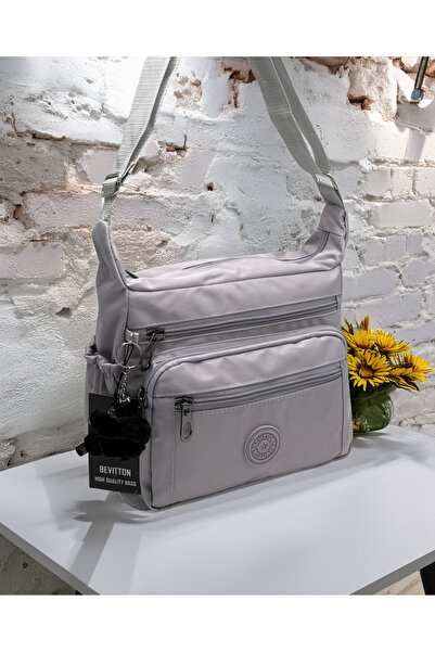 Bevitton Сумка через плече з водонепроникної тканини 4100 Відкритий лавандовий