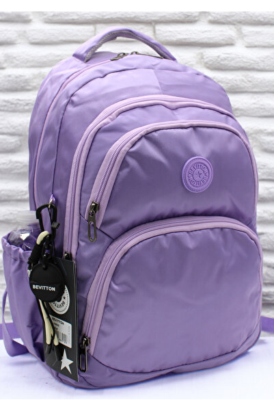 Bevitton 34600 Αδιάβροχη υφασμάτινη σχολική τσάντα Unisex Σχολικό σακίδιο πλά...