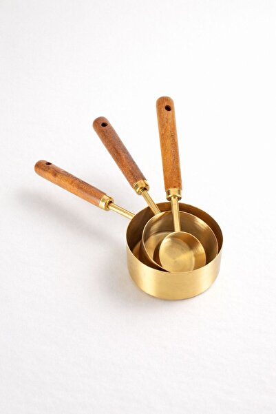 Yazz Atelier Ahşap Saplı Ölçü Kaşığı Seti