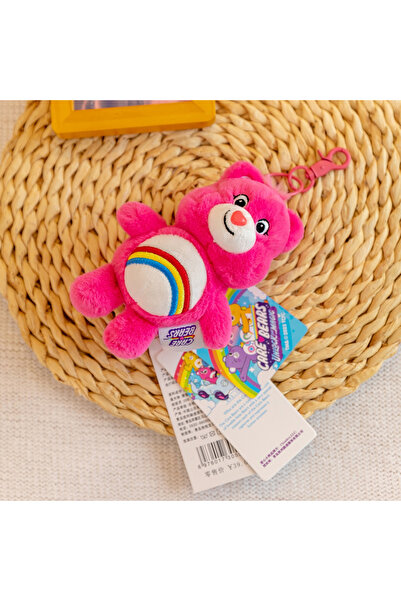 Choice سلسلة مفاتيح دببة كير بيرز الحمراء القطيفة، دب كير بيرز قوس قزح يصدر ص...