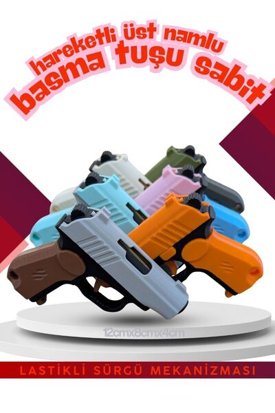 Ercinova Makarov PM Tabanca Şeklinde Stres Giderici – Sürgülü Hareketli Oyuncak