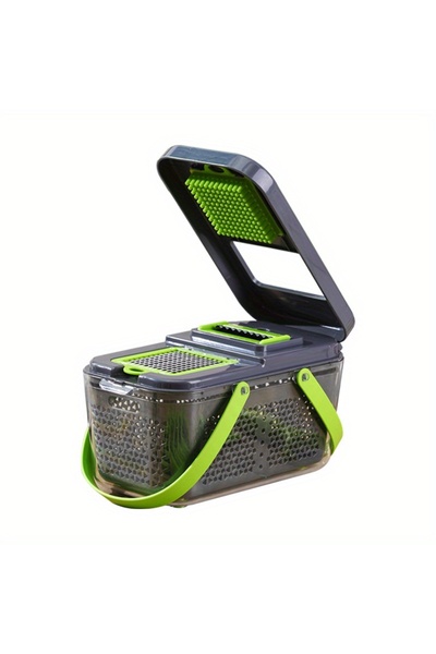 Choice مجموعة GRAY-b لتقطيع الخضراوات اليدوية، 22 قطعة، 2 في 1، مع حقيبة تخزي...