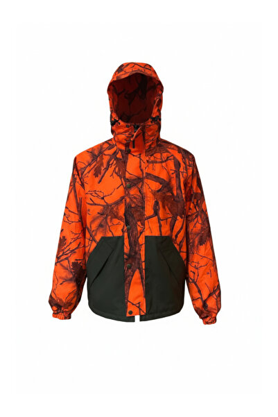 Tough Challenger Outdoor Orange - Khaki Hunting Coat · Tudor · Waterproof · S...