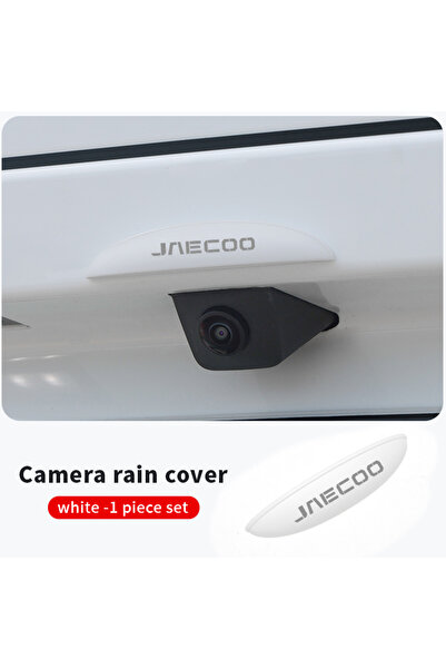Choice White JAECOO Car Reversing Rear Camera Rain Cover ABS Rain-Proof Car R...