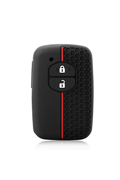 Choice غطاء مفتاح سيليكون ثنائي أو رباعي الأزرار لسيارات تويوتا RAV4، لاند كر...