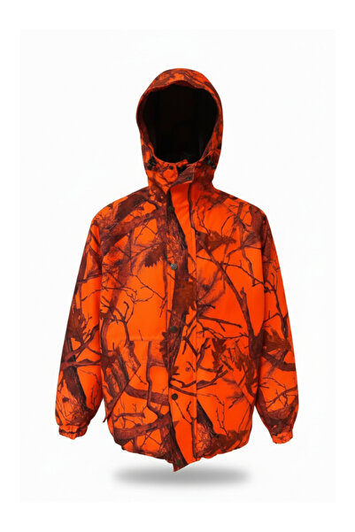 Tough Challenger Outdoor Tudor 100% Waterproof Breathable Orange Pattern Hunt...