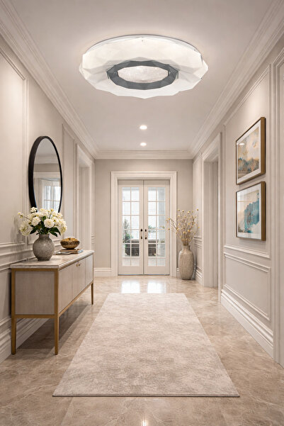 HubRom PARIS 21041-40L Λευκό Φωτιστικό Οροφής LED 40x40 cm 37W / Ζεστό, Ψυχρό...