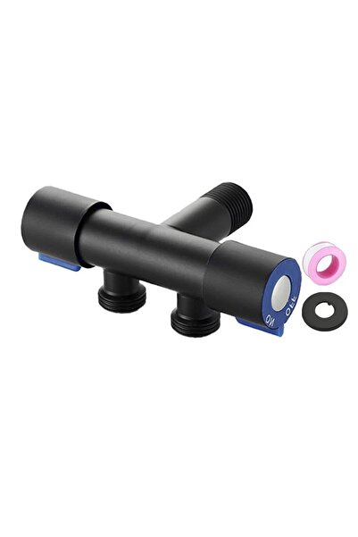 Choice صمام زاوية أسود من الفولاذ المقاوم للصدأ من LUHAIXIONGDI، ماء بارد واح...