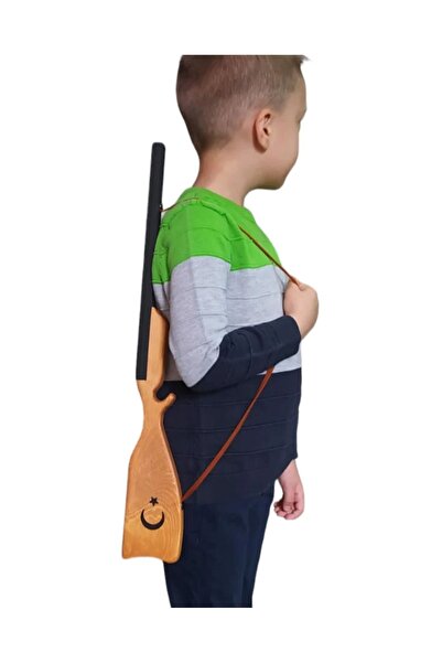 OZZANİ WOOD Ahşap Oyuncak Tüfek Çanakkale Zaferi Için Özel Tasarım Nostalji N...