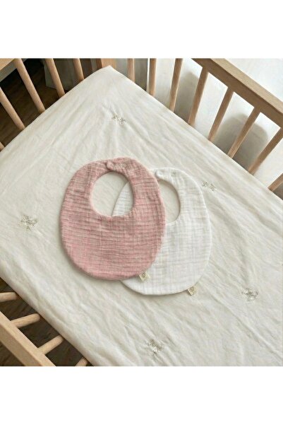 Boho Piccolo طقم من قطعتين بيضاوي الشكل مصنوع من 100% قطن و8 طبقات من الموسلي...