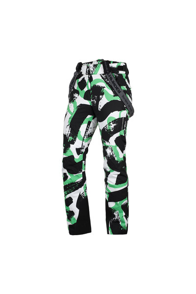 NORTHFINDER Women's Ski Pants 2L 10K/10K Isabell Green Print