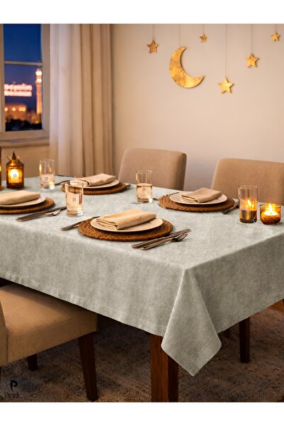 Perle Dnevna serija Somot tekstura Lan Boja Stolnjak