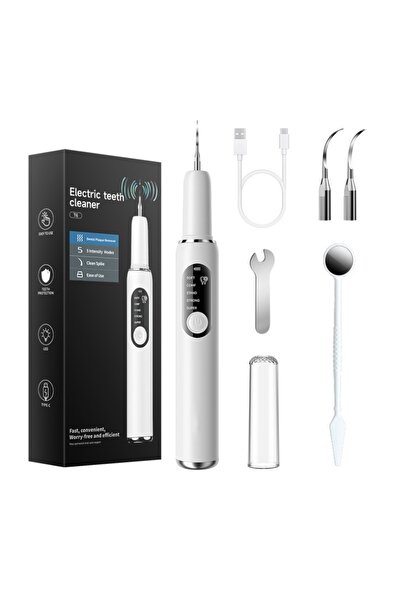 Choice جهاز تنظيف الأسنان الكهربائي من النوع الثاني مع مرآة أسنان معدنية وكاب...