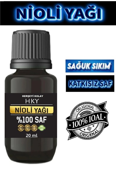 Herşeyi Kolay Nioli Yağı 20ml Saf Katkısız Nioli Yağı Niaouli Niyoli Yağı Soğ...