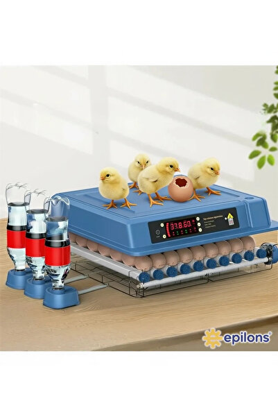 Genel Markalar Epo-w64 Tam Otomatik Kuluçka Makinesi 64 Yumurta Kapasiteli Ci...