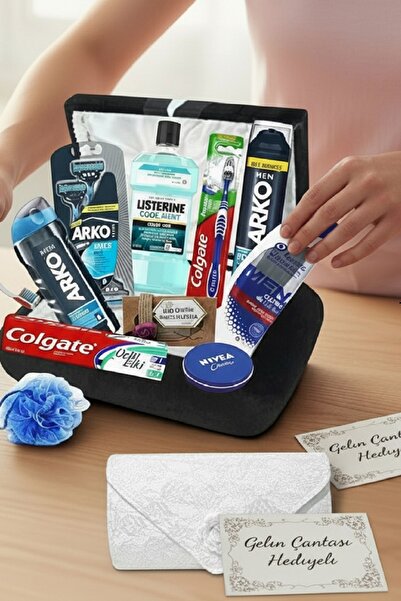 NIVEA Erkek Bakım Seti - Damat Çeyiz Sandık Nişan Bohça Seti Gelin çantası he...