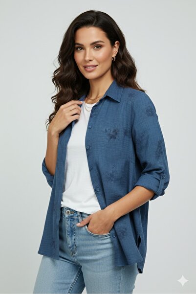 elma abone Plus Size Women's Linen Tank Top Shirt