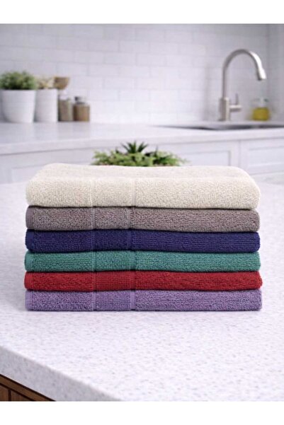 Özdilek Kalın & Yumuşak Kare Mutfak Havlusu 6 lı (33x33)