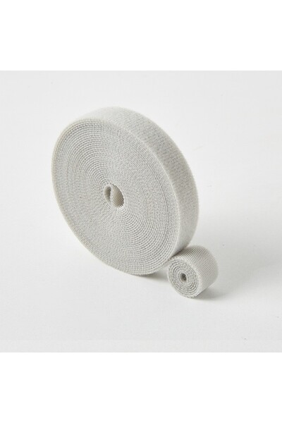 Choice Grey Nylon SelfAdhesive Hook Integrated Zip Tie Data Cable Organizer O...